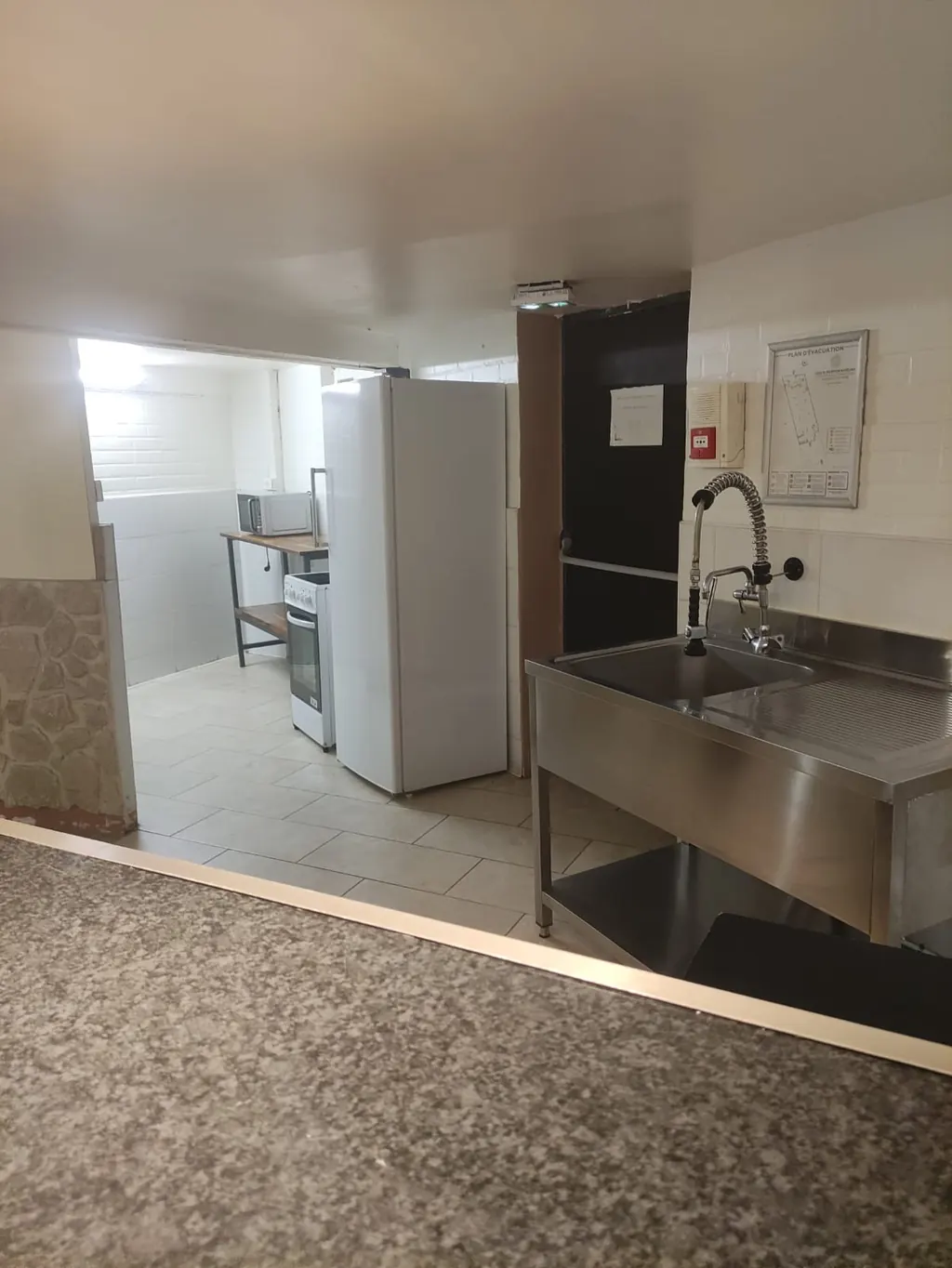 Cuisine équipée pour le traiteur