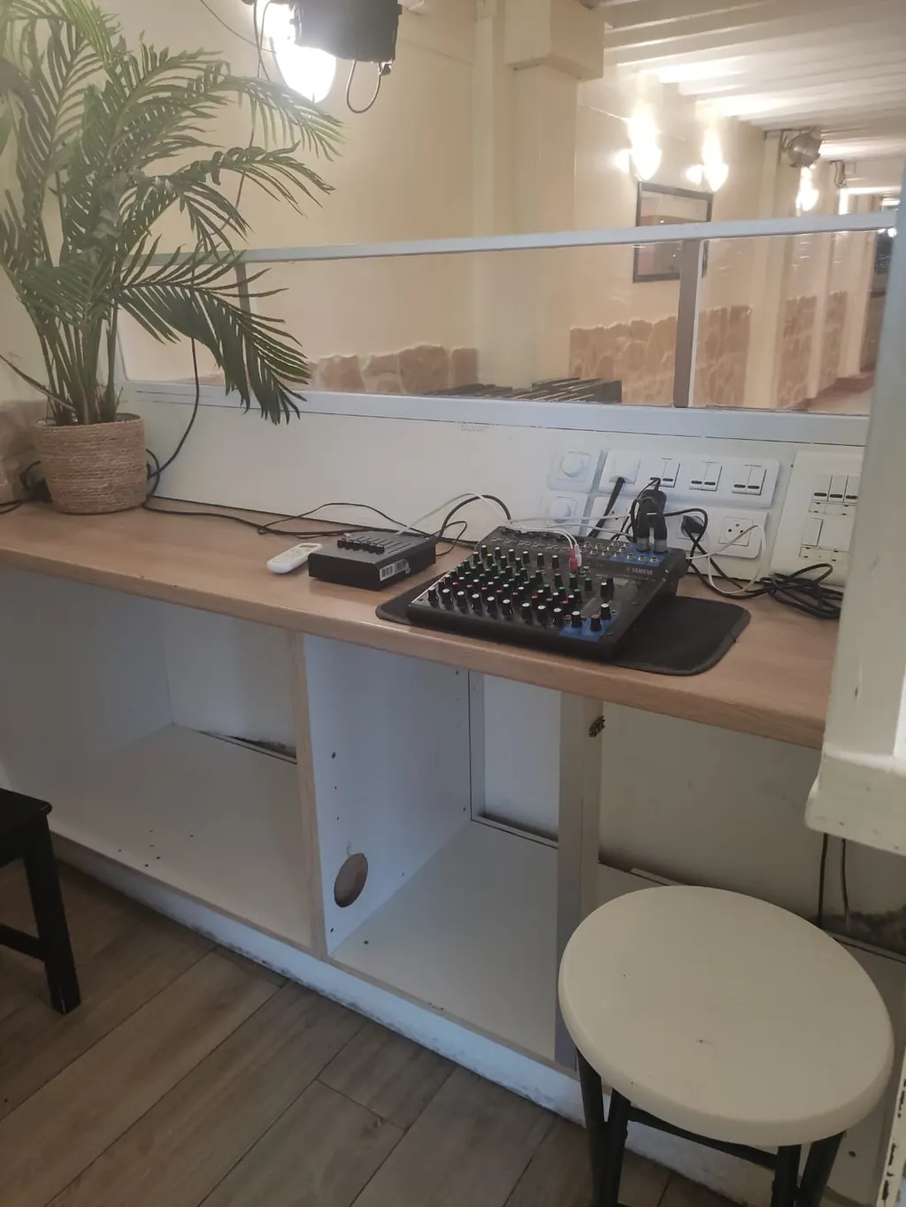 Table de mixage de la sono